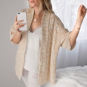 Knit cardigan